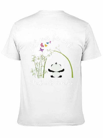 Cute Panda Bamboo T-Shirt