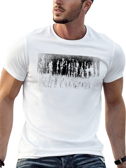 Dark Forest Graphic Tee - Mens Black T-Shirt