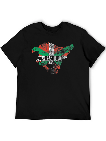 Basque Country Flag Distressed T-Shirt
