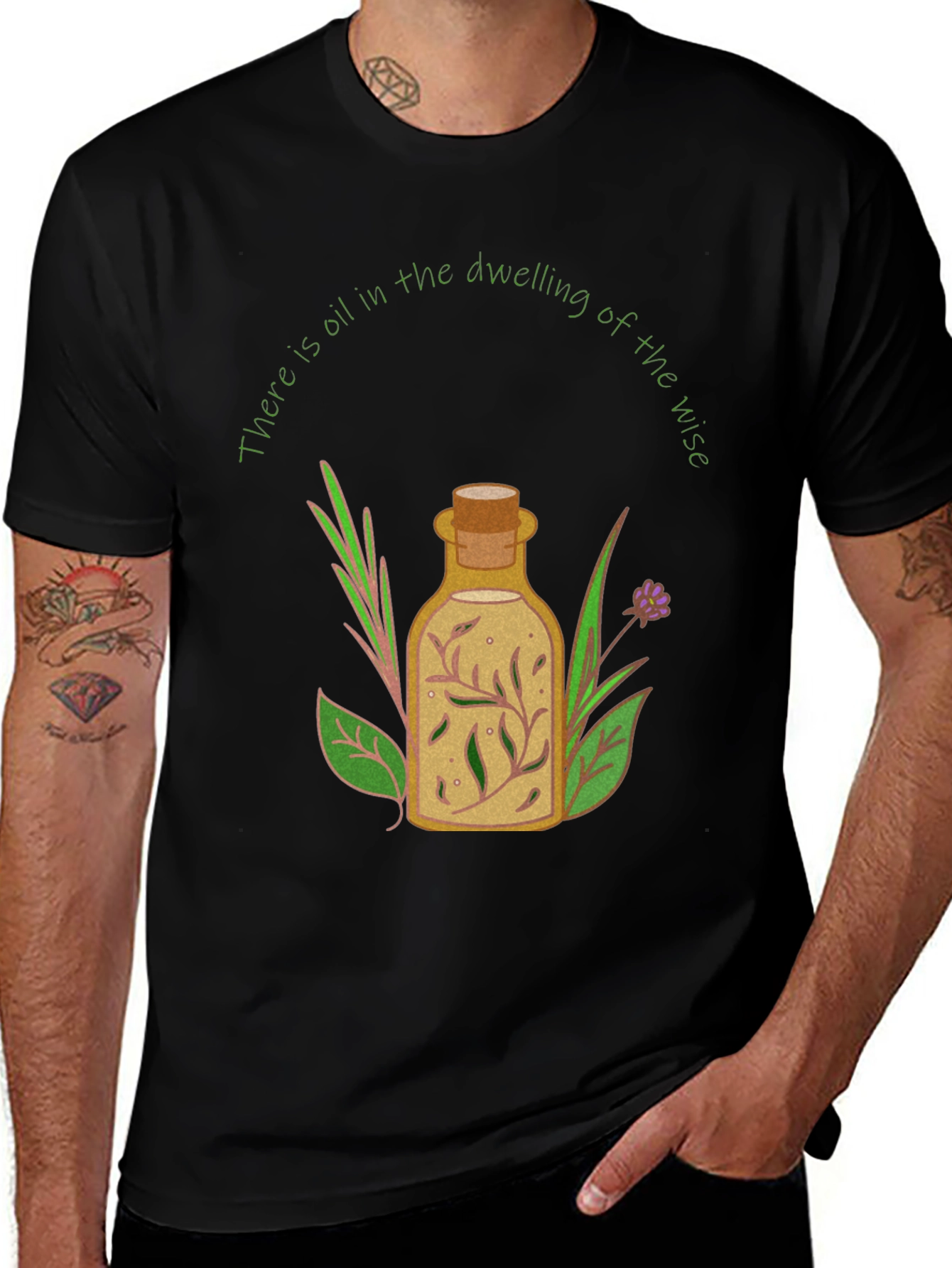 Wise Ones Oil T-Shirt - Soft Cotton Blend