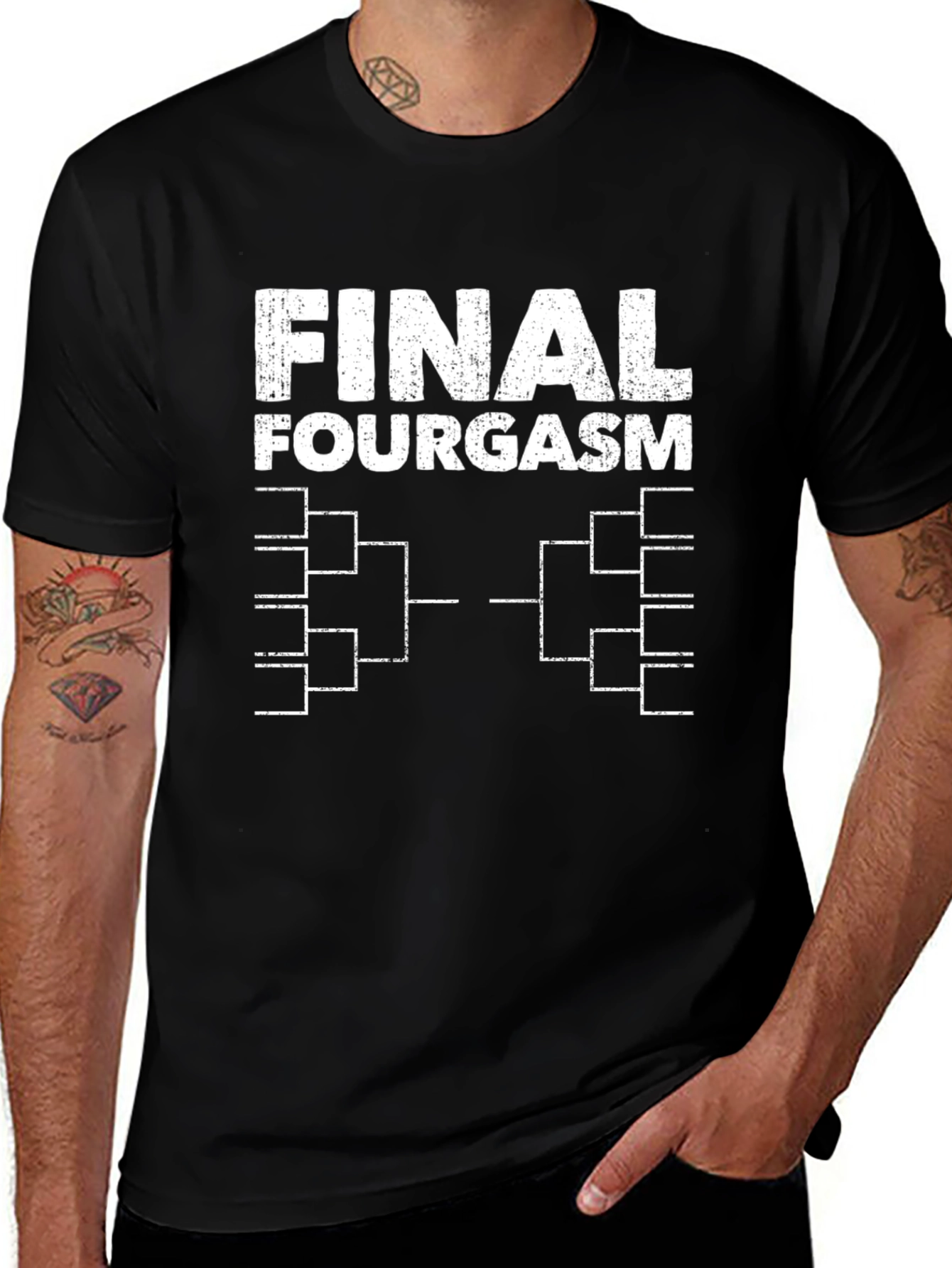 Final Fourgasm Black T-Shirt