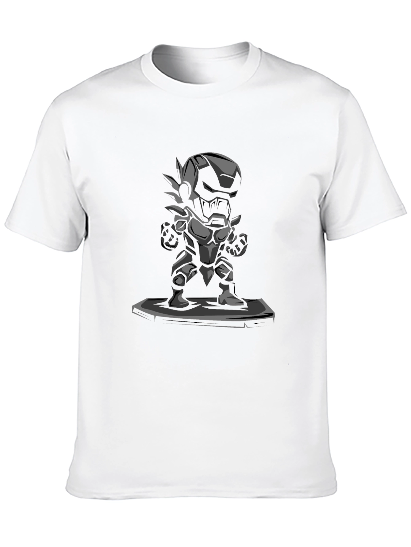 Heroic Robot Graphic Tee - Stylish Comfort