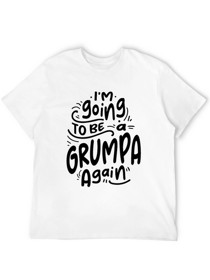Grumpa Again Black Graphic Tee