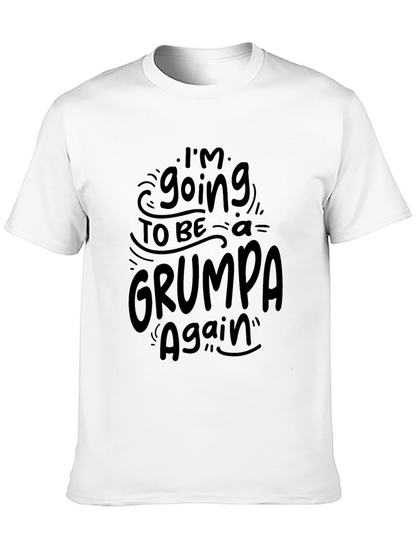 Grumpa Again Black Graphic Tee