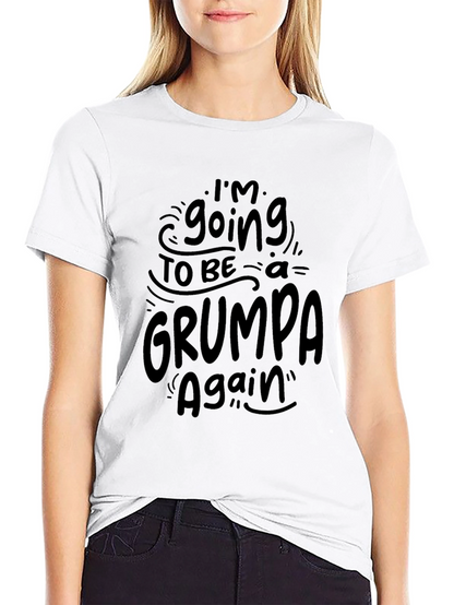 Grumpa Again Black Graphic Tee