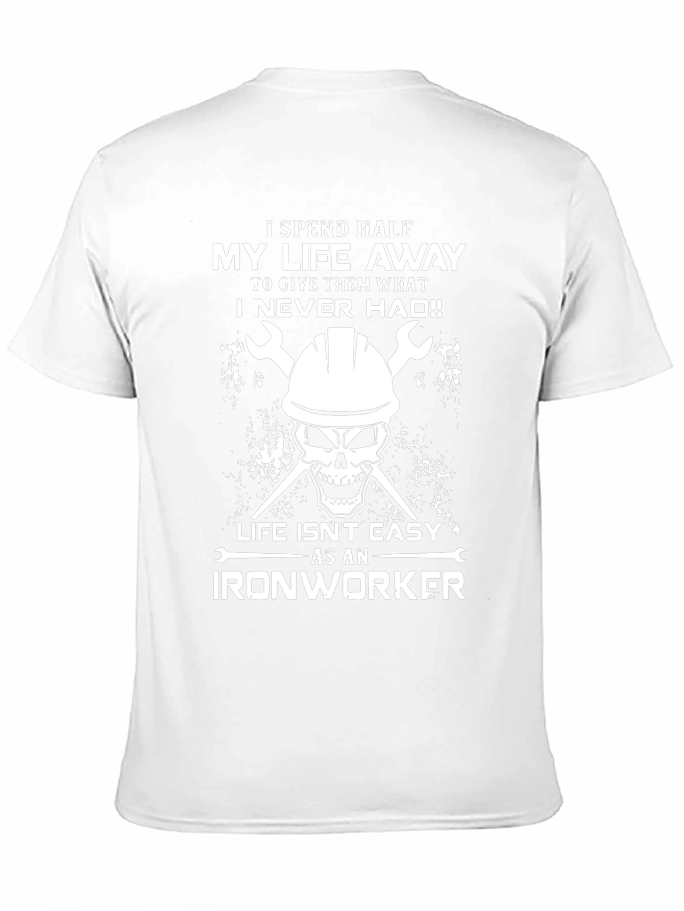 Ironworker Skull Graphic T-Shirt