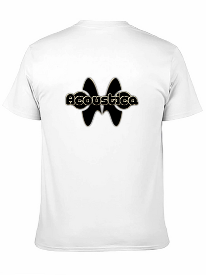 Acoustica Graphic Print Black T-Shirt
