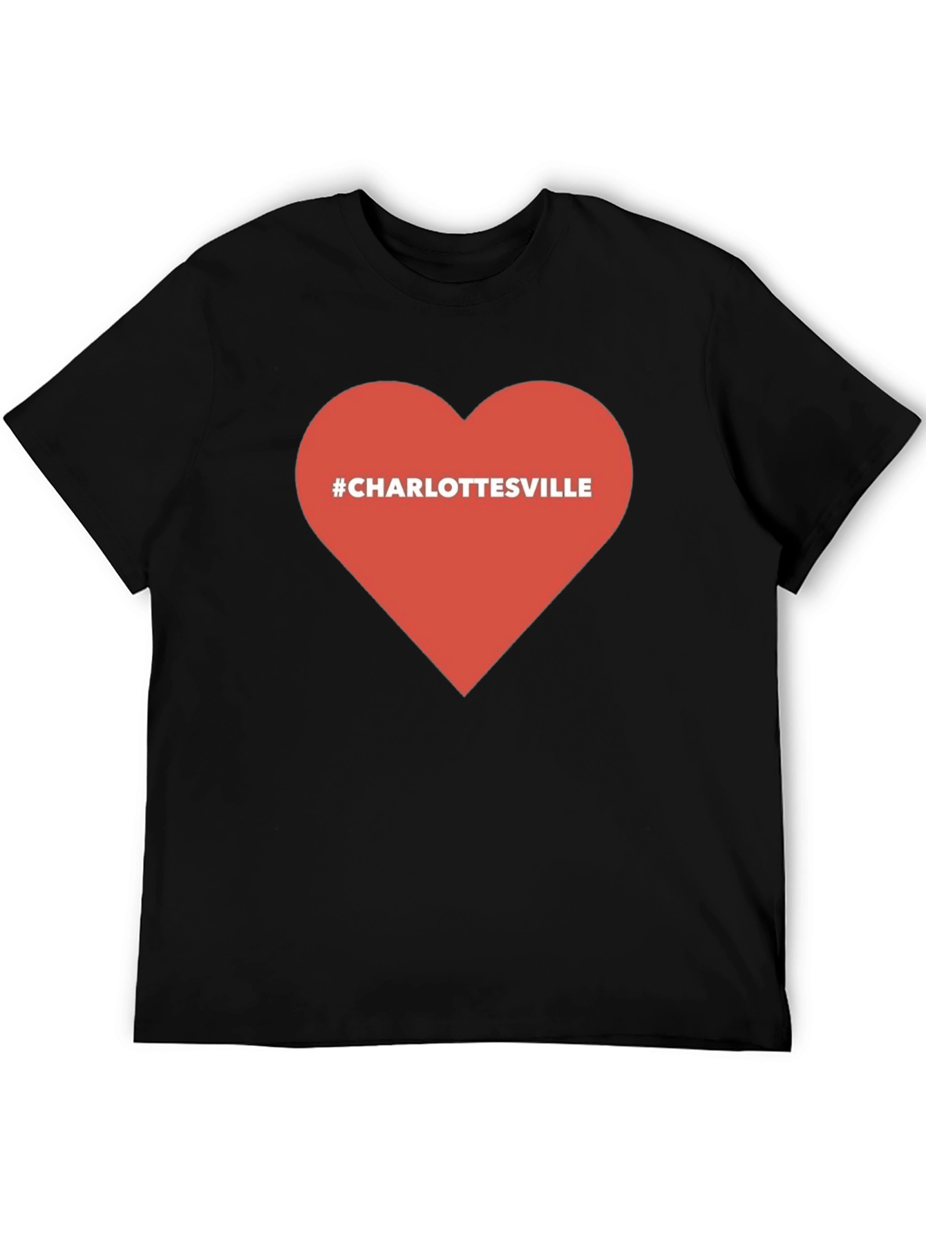 Charlottesville Heart T-Shirt - Show Your Support!