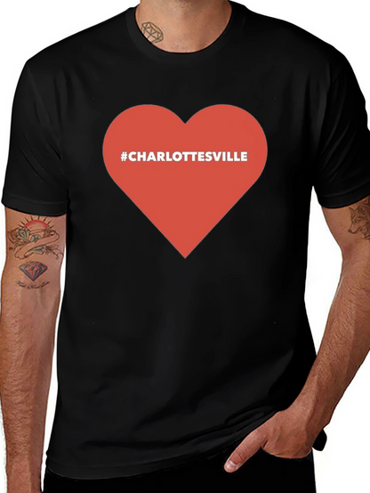 Charlottesville Heart T-Shirt - Show Your Support!