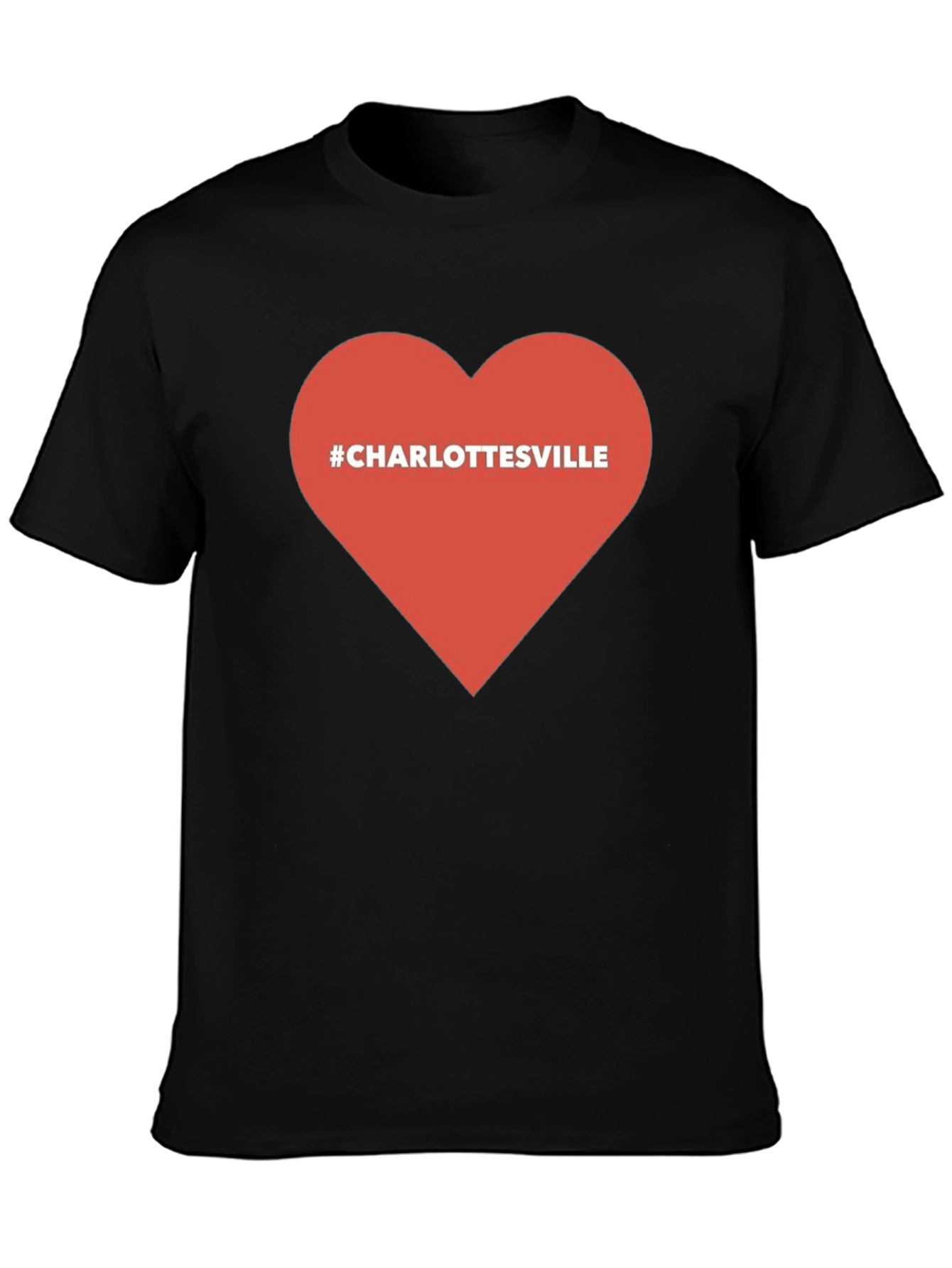 Charlottesville Heart T-Shirt - Show Your Support!