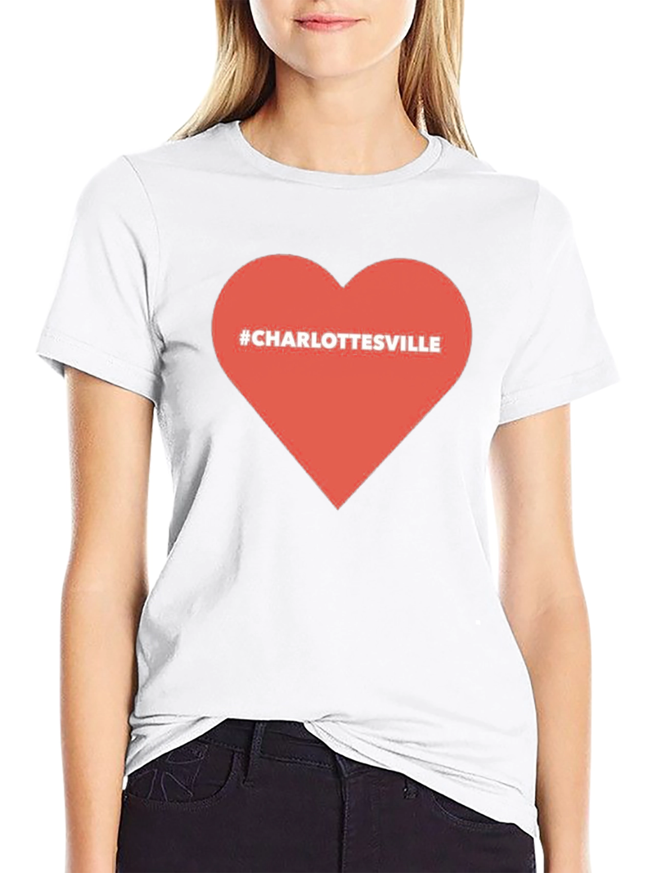 Charlottesville Heart T-Shirt - Show Your Support!