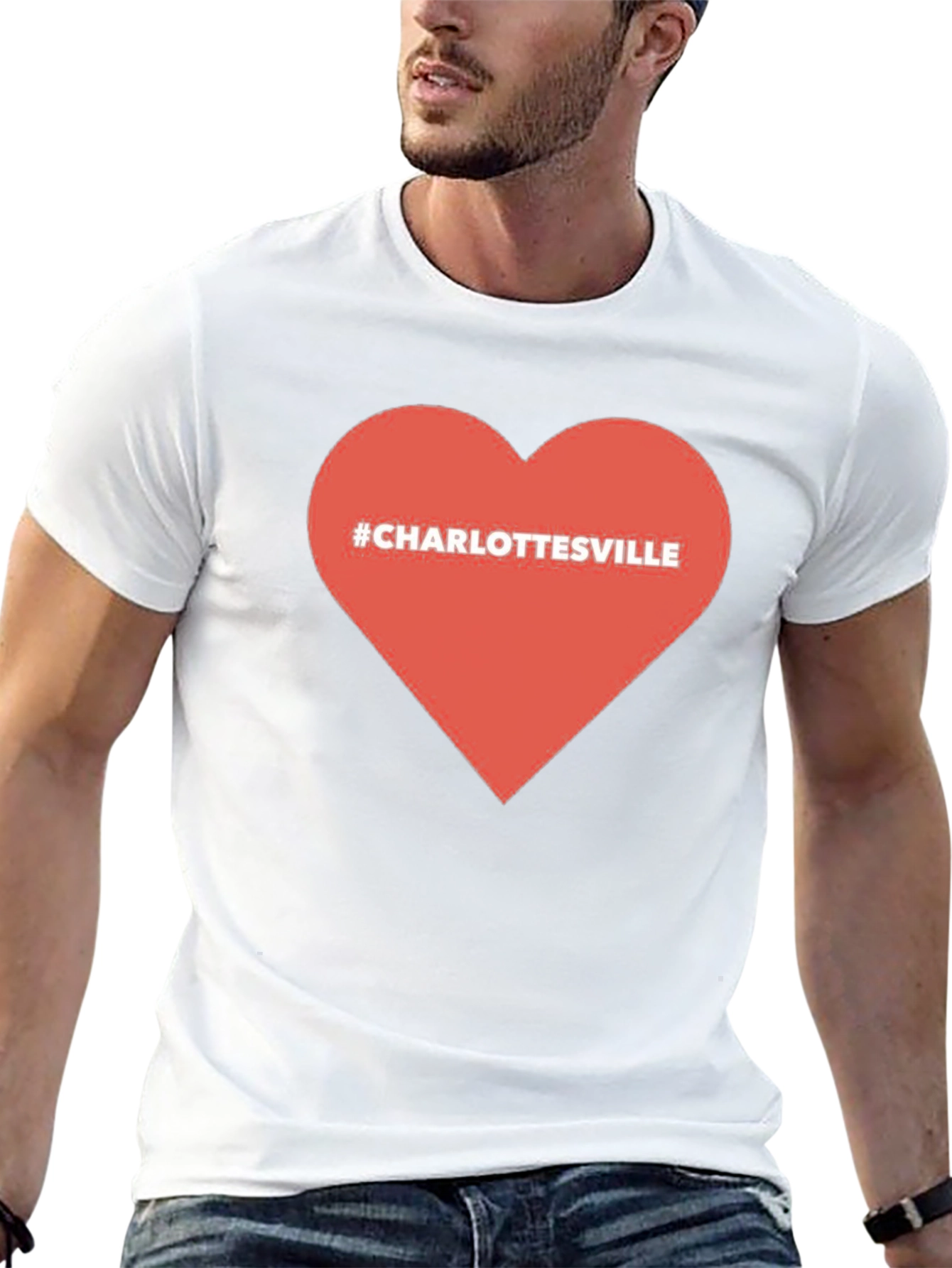 Charlottesville Heart T-Shirt - Show Your Support!