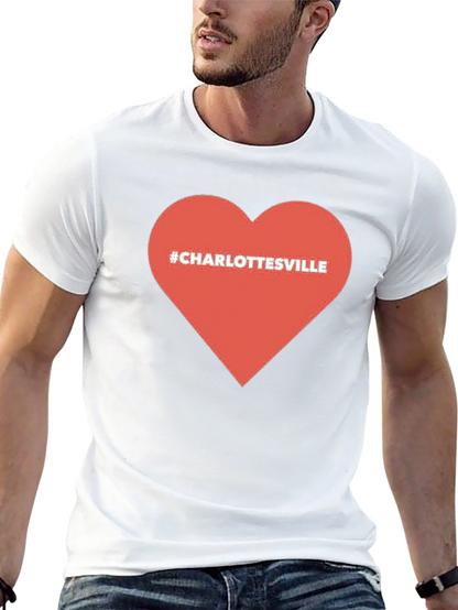 Charlottesville Heart T-Shirt - Show Your Support!