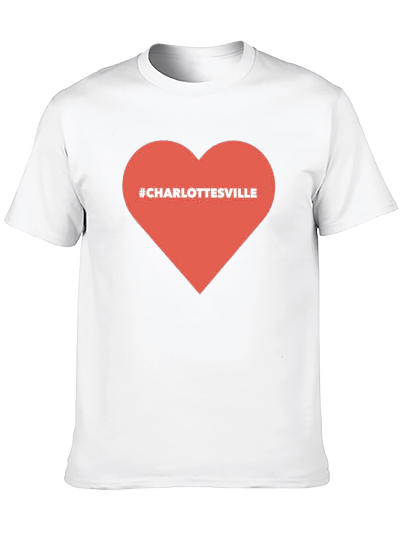 Charlottesville Heart T-Shirt - Show Your Support!