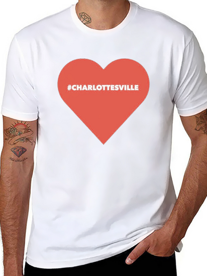 Charlottesville Heart T-Shirt - Show Your Support!