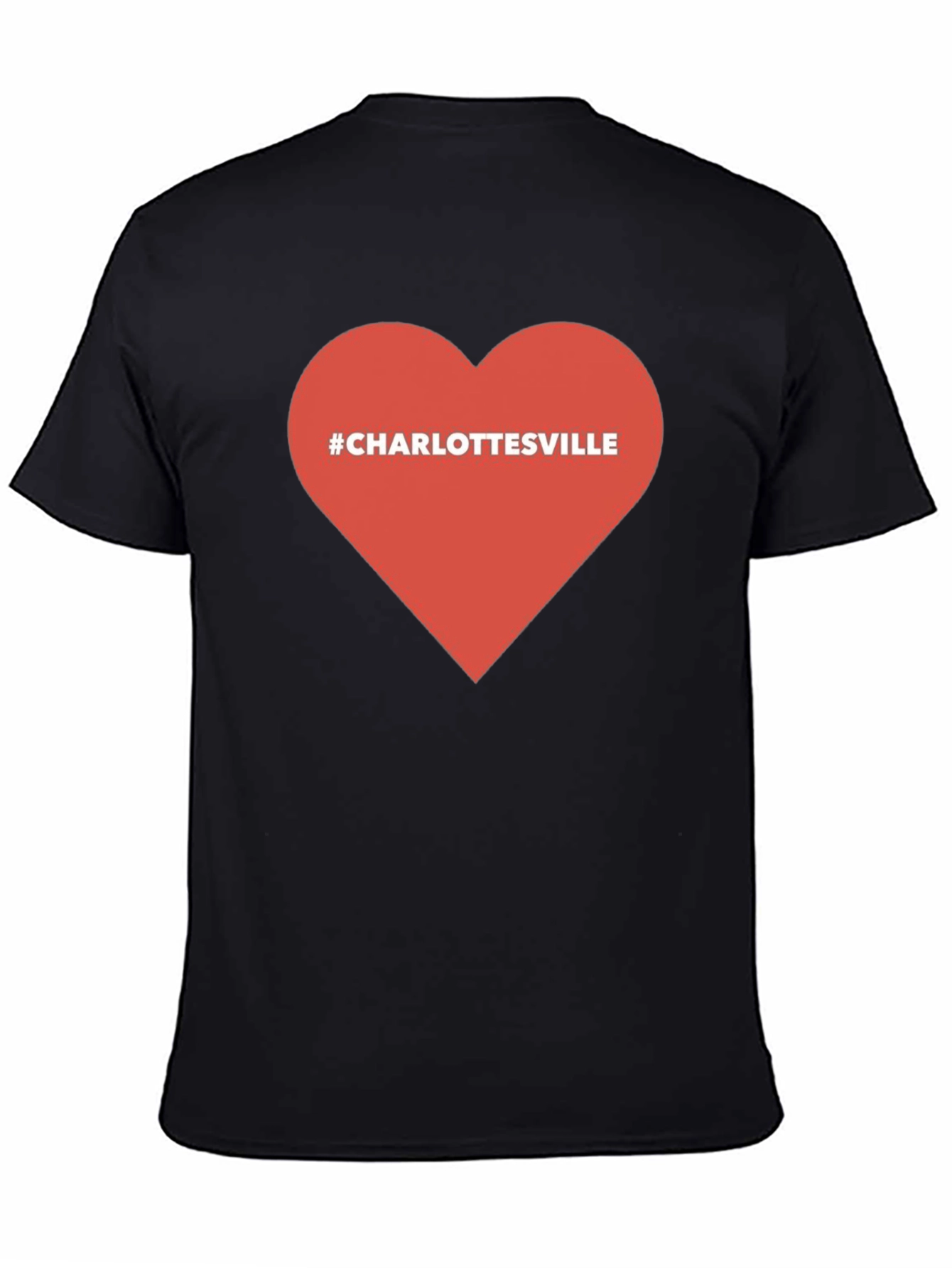 Charlottesville Heart T-Shirt - Show Your Support!