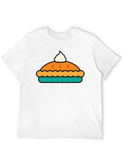 Pie Graphic Black T-Shirt - Comfort & Style