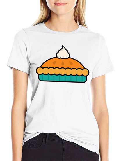 Pie Graphic Black T-Shirt - Comfort & Style