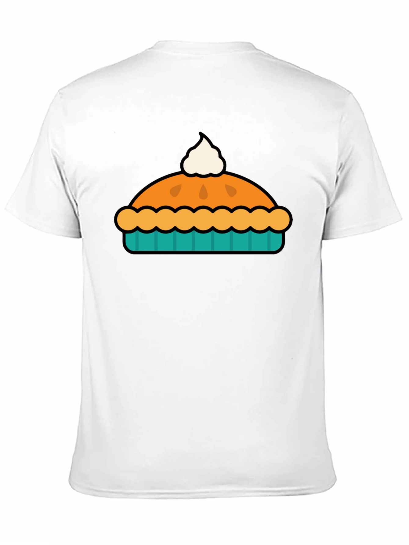 Pie Graphic Black T-Shirt - Comfort & Style