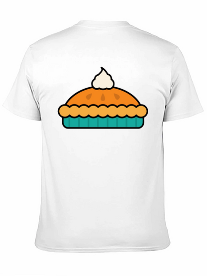 Pie Graphic Black T-Shirt - Comfort & Style
