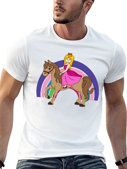 Princess on Horseback Graphic Tee