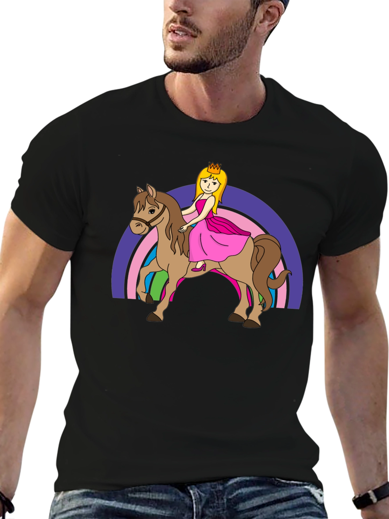 Princess on Horseback Graphic Tee