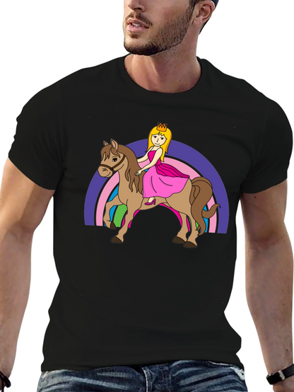 Princess on Horseback Graphic Tee