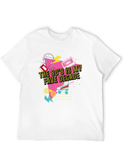 80s Fave Decade Black T-Shirt