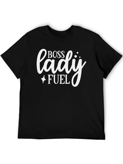 Boss Lady Fuel Graphic T-Shirt - Black