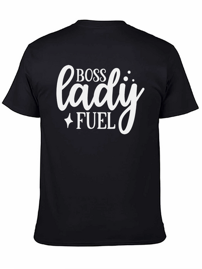 Boss Lady Fuel Graphic T-Shirt - Black