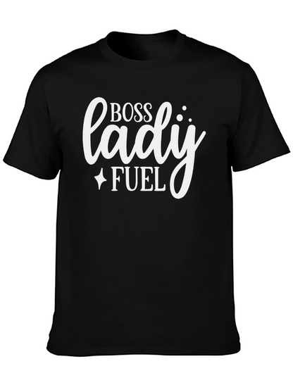Boss Lady Fuel Graphic T-Shirt - Black