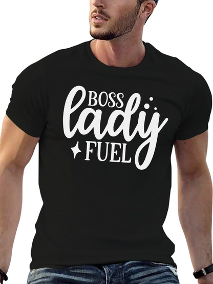 Boss Lady Fuel Graphic T-Shirt - Black