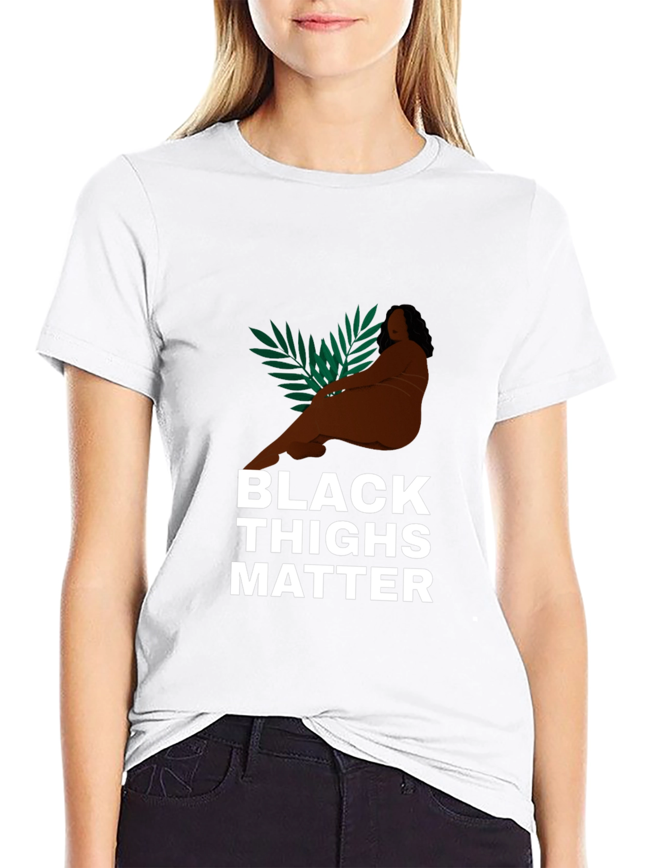 Black Thighs Matter Graphic Tee