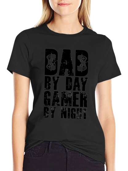 Dad Gamer T-Shirt - By Day By Night