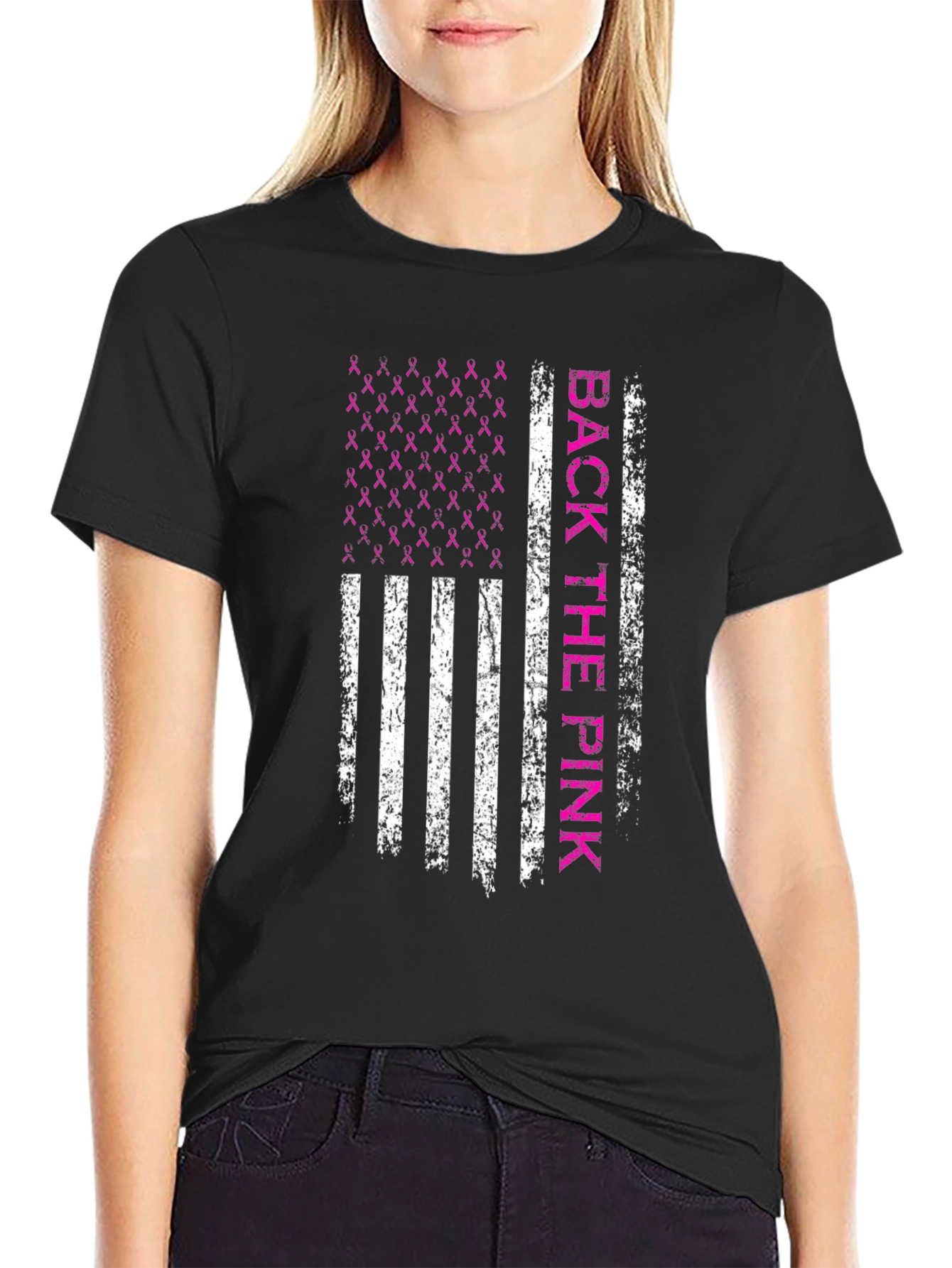 Back the Pink Breast Cancer Awareness T-Shirt