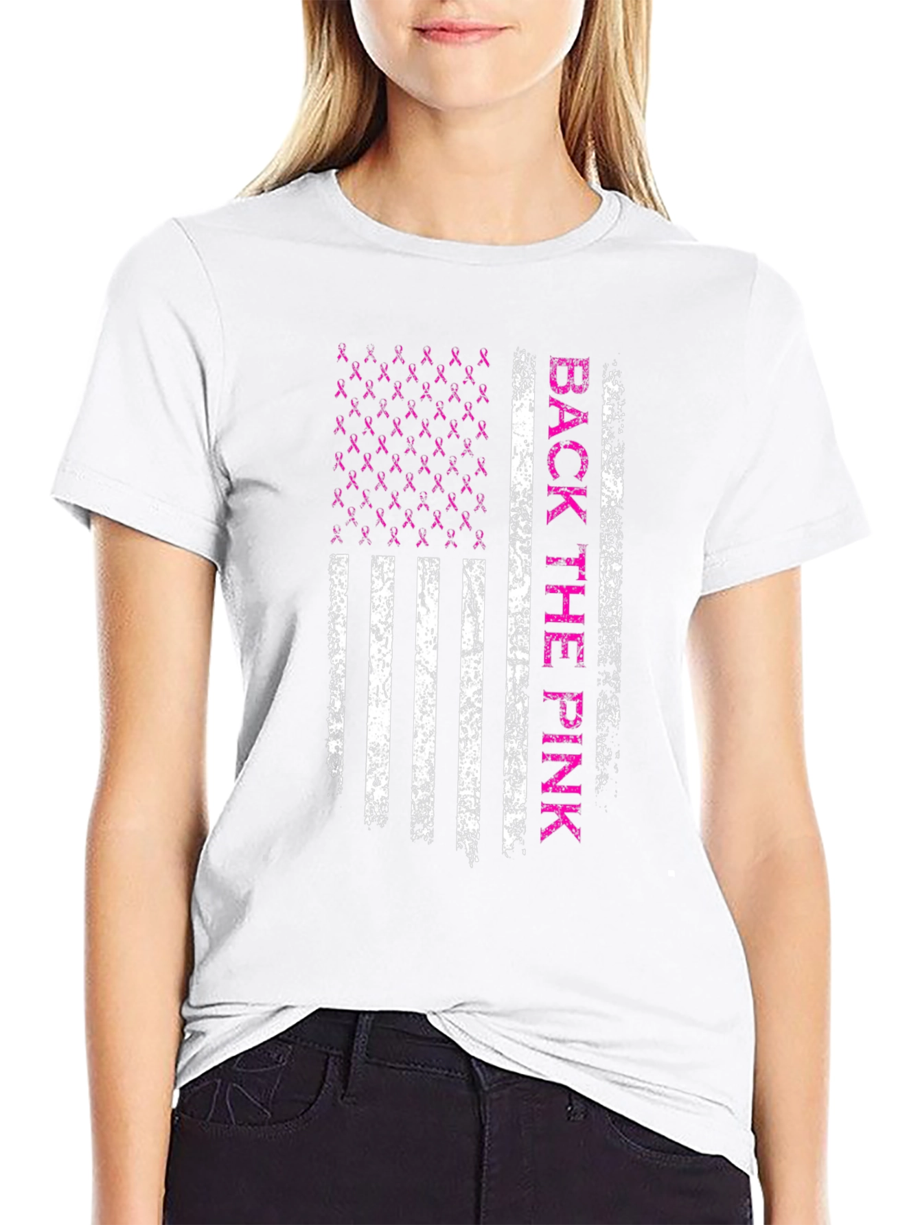 Back the Pink Breast Cancer Awareness T-Shirt