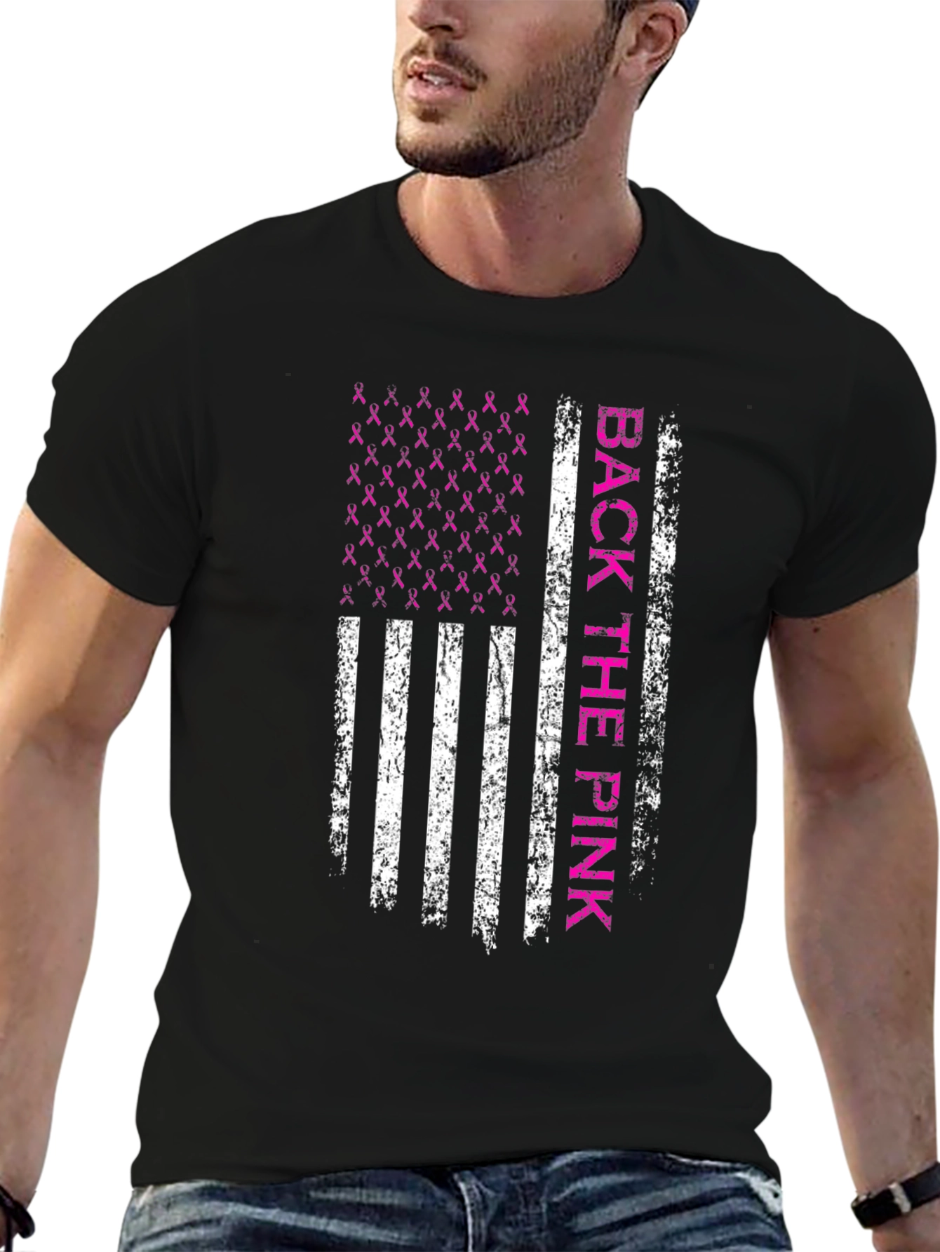 Back the Pink Breast Cancer Awareness T-Shirt
