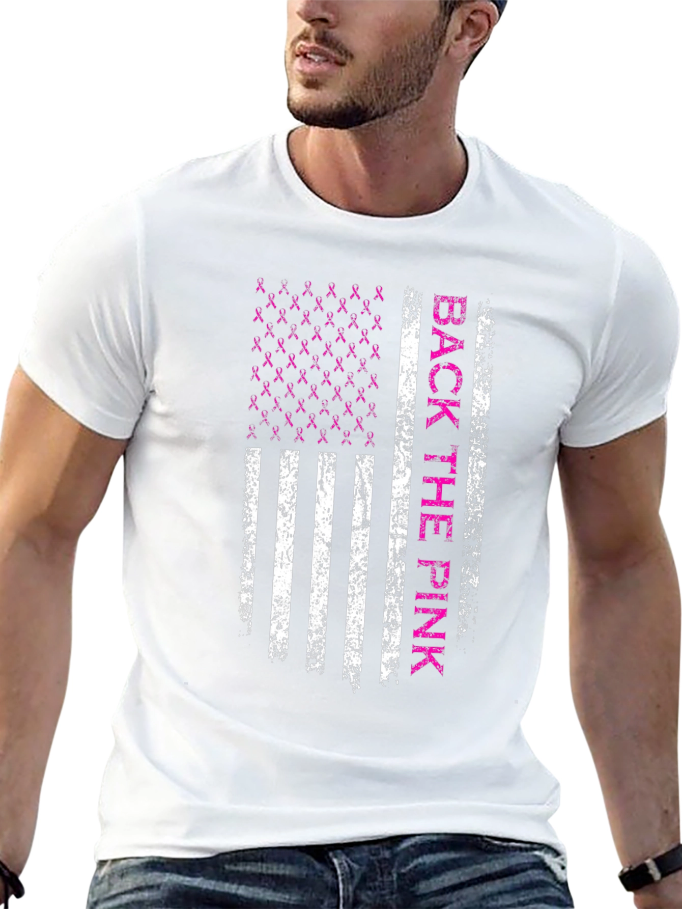 Back the Pink Breast Cancer Awareness T-Shirt