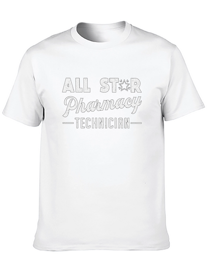 All Star Pharmacy Technician Black T-Shirt