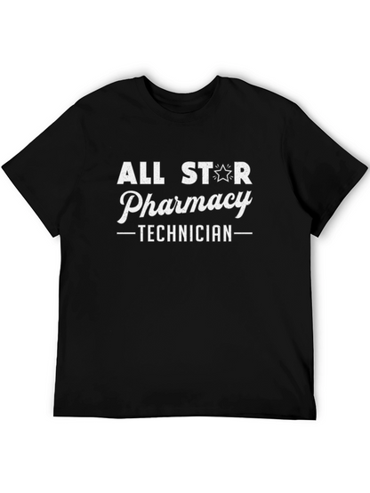 All Star Pharmacy Technician Black T-Shirt