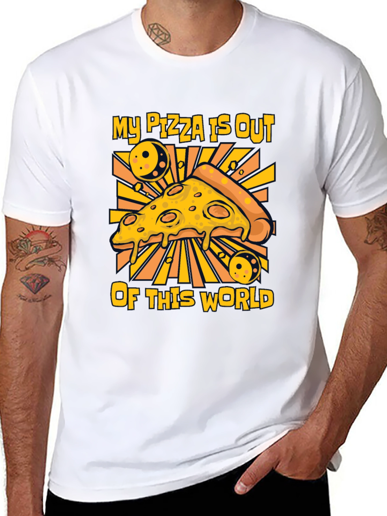 Pizza Out of This World Graphic T-Shirt
