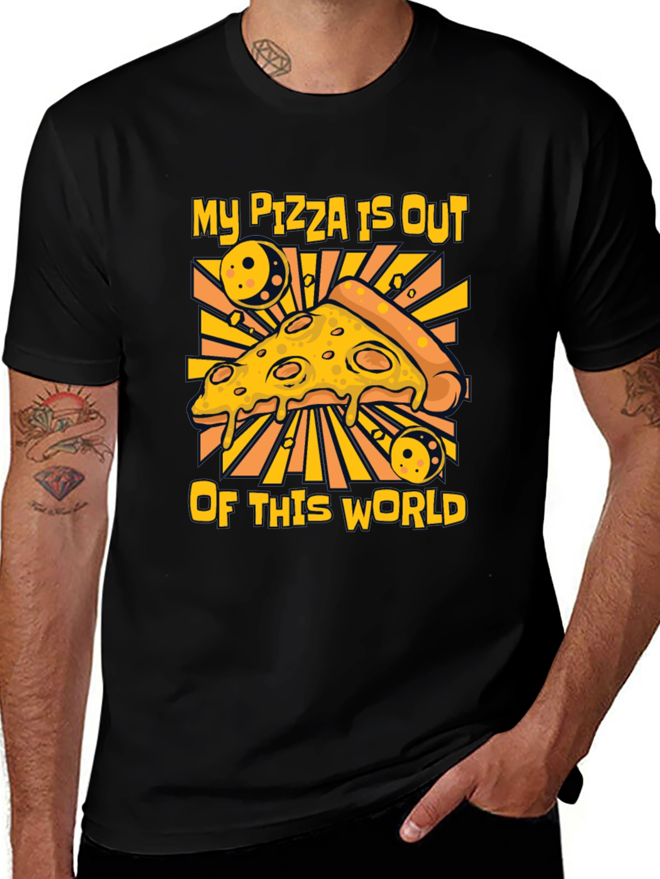 Pizza Out of This World Graphic T-Shirt