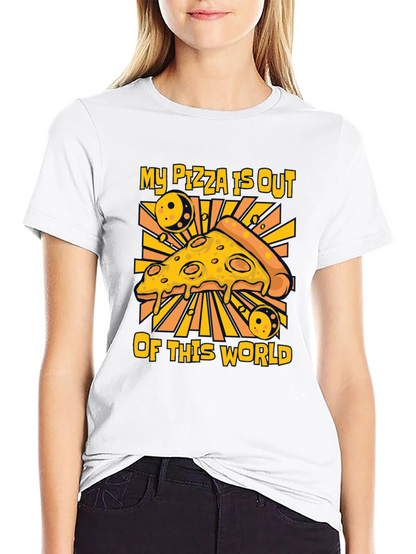 Pizza Out of This World Graphic T-Shirt