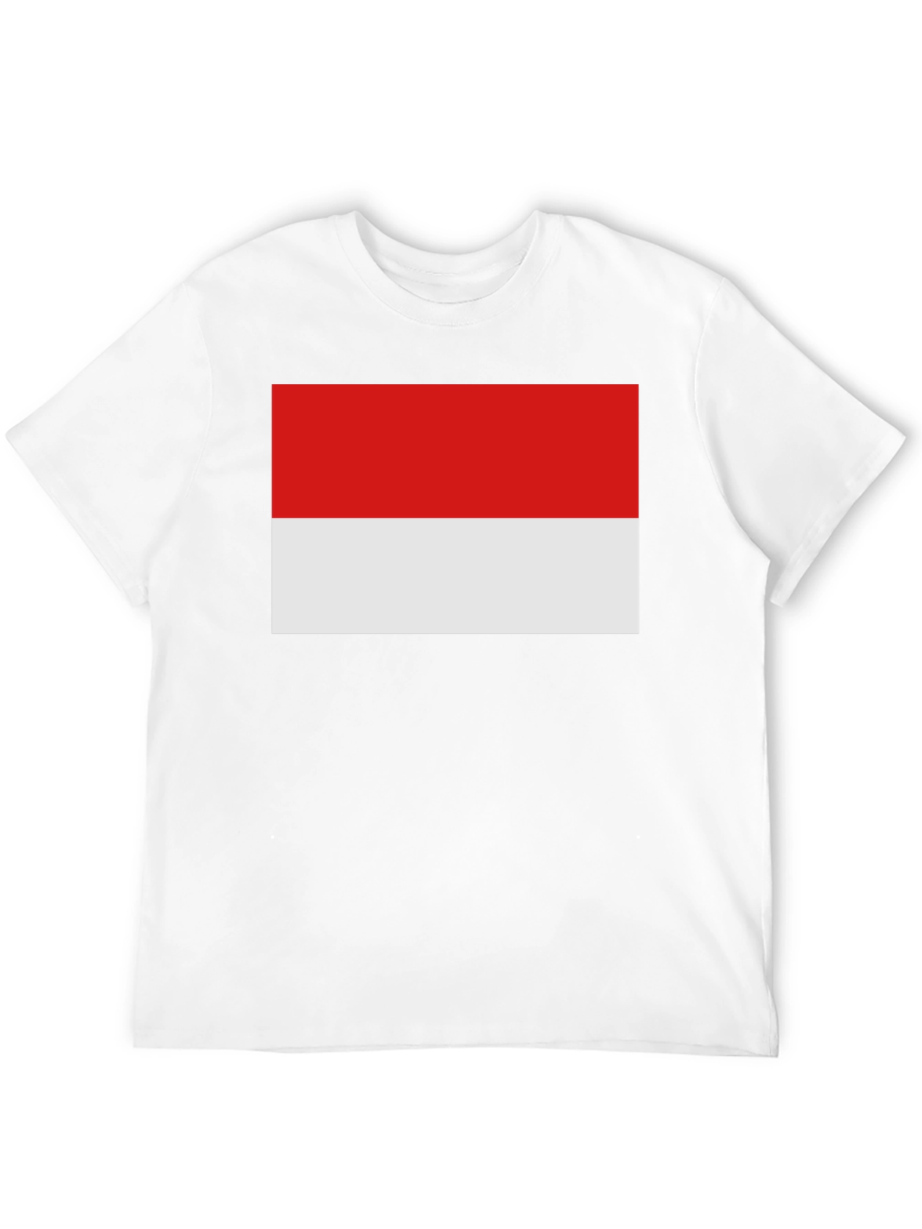 Indonesia Flag T-Shirt - Black Crew Neck Tee
