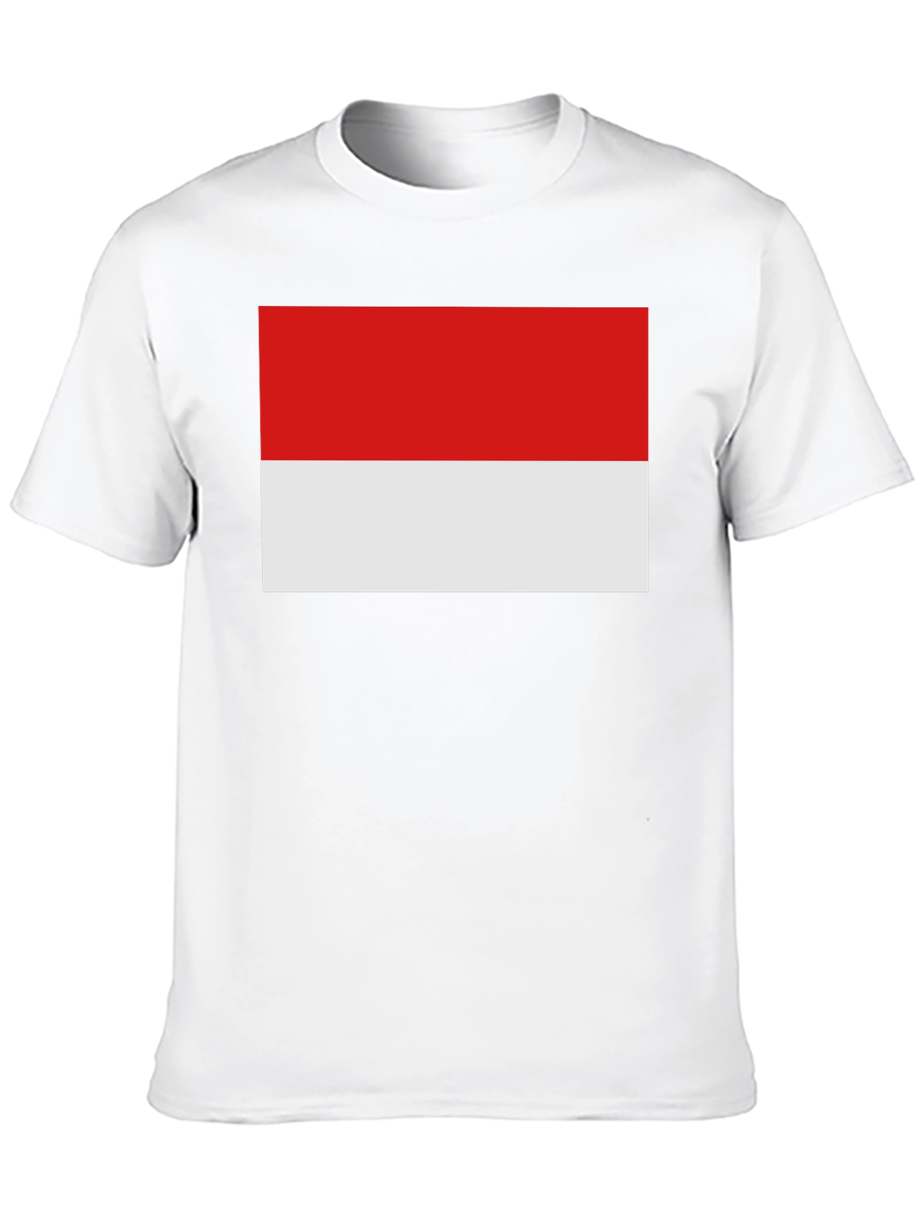 Indonesia Flag T-Shirt - Black Crew Neck Tee