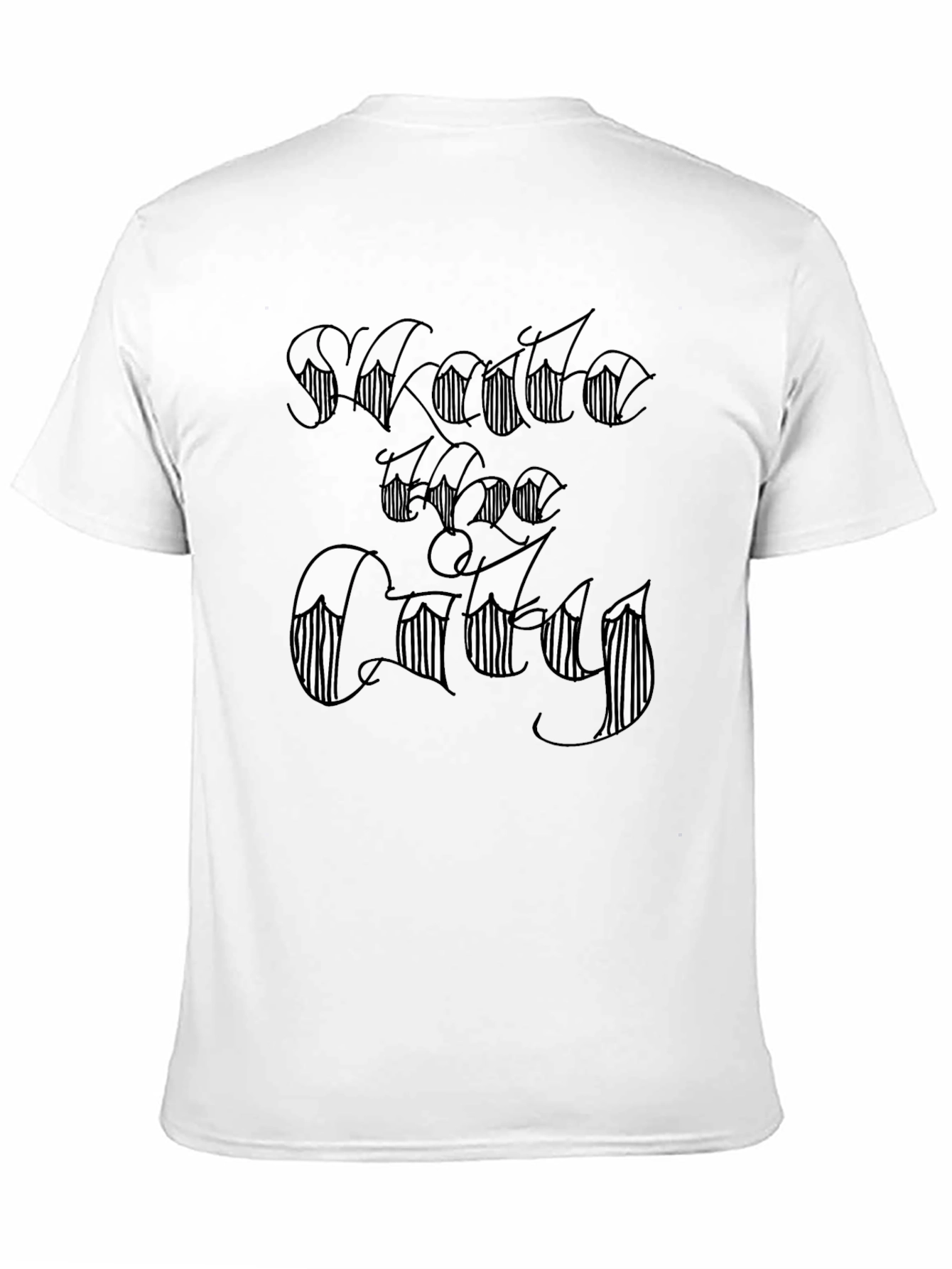 Santa Fe City Tee - Black Graphic T-Shirt