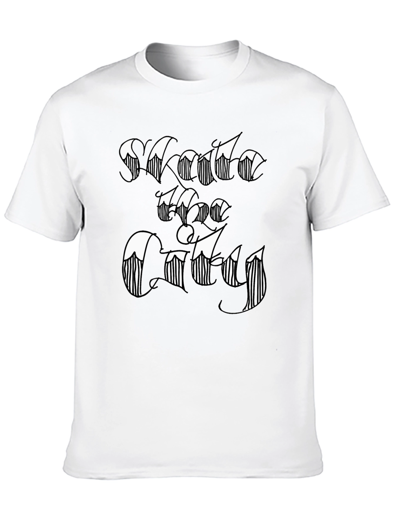 Santa Fe City Tee - Black Graphic T-Shirt