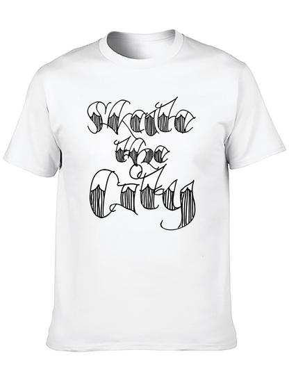 Santa Fe City Tee - Black Graphic T-Shirt