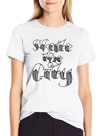 Santa Fe City Tee - Black Graphic T-Shirt