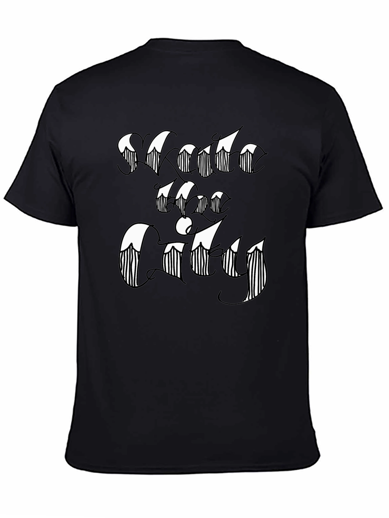 Santa Fe City Tee - Black Graphic T-Shirt